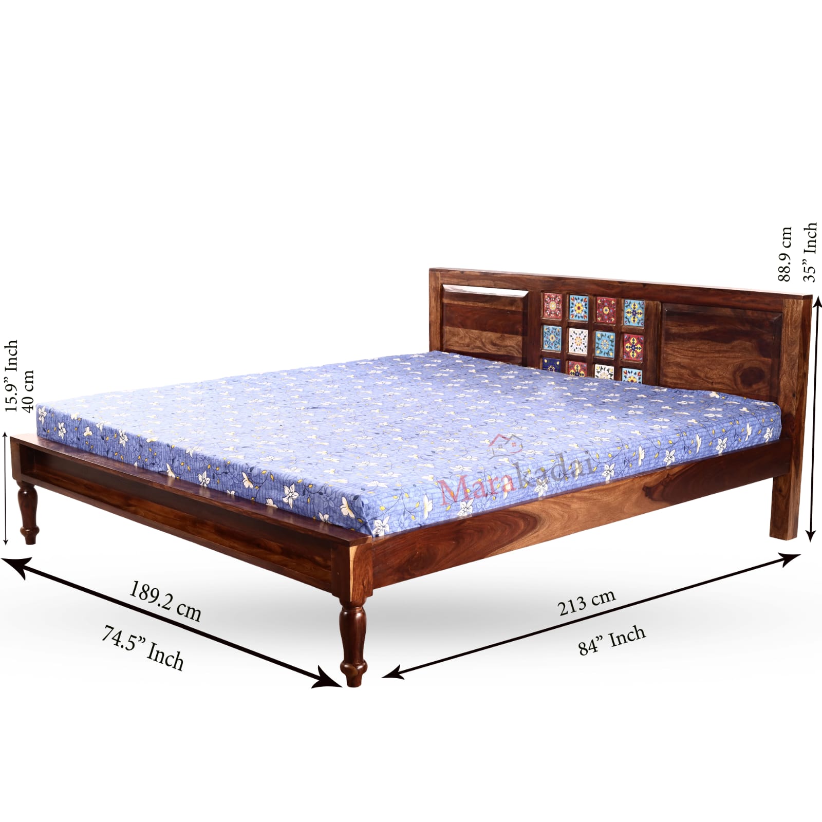 Tiles Cot queen