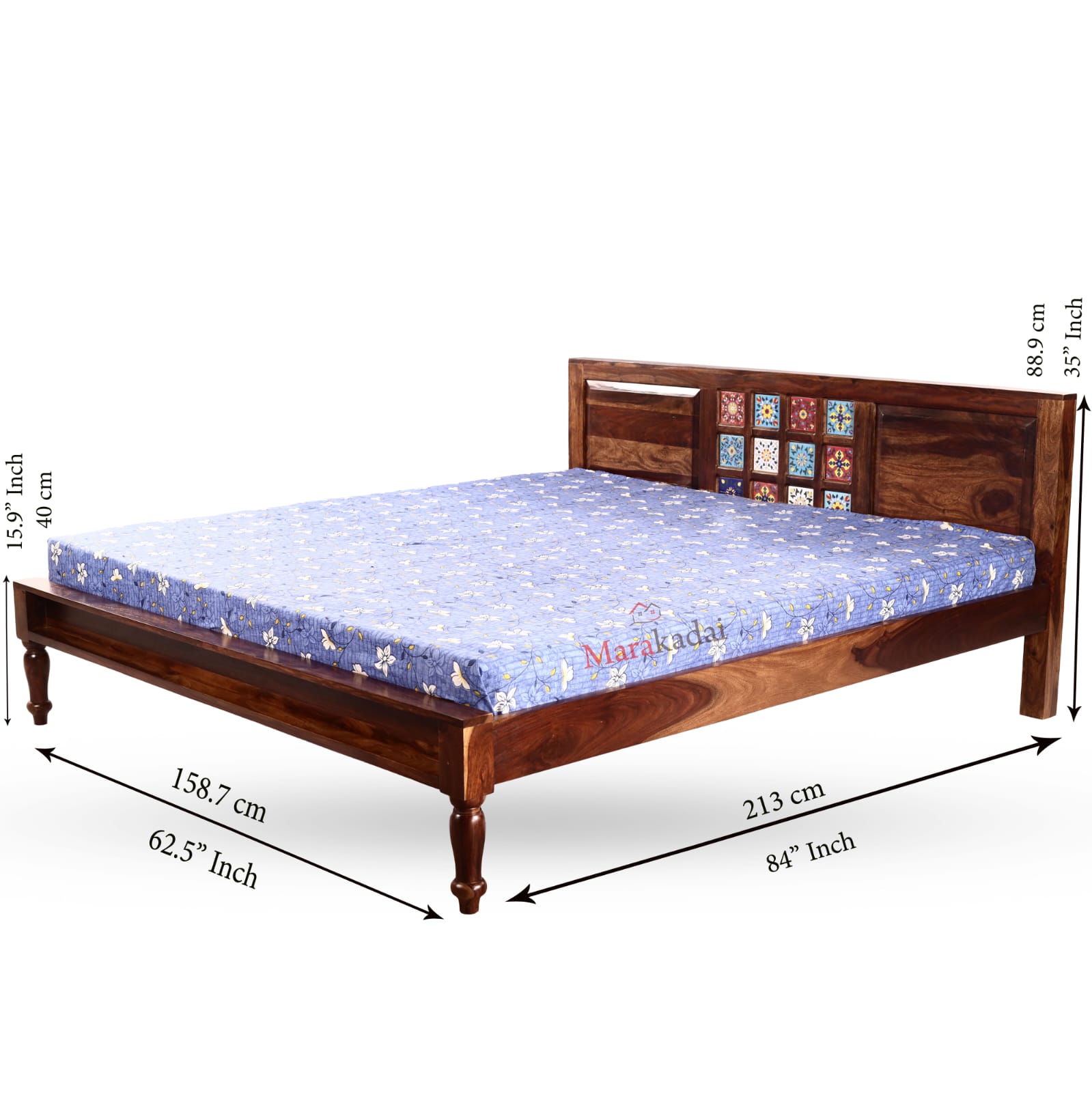 Tiles Cot king