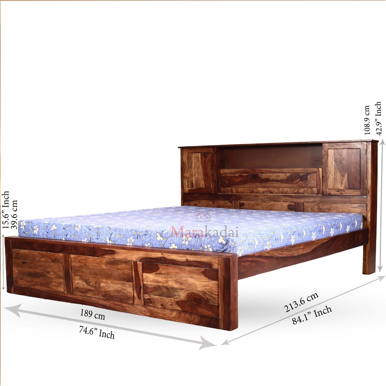 head storage cot queen