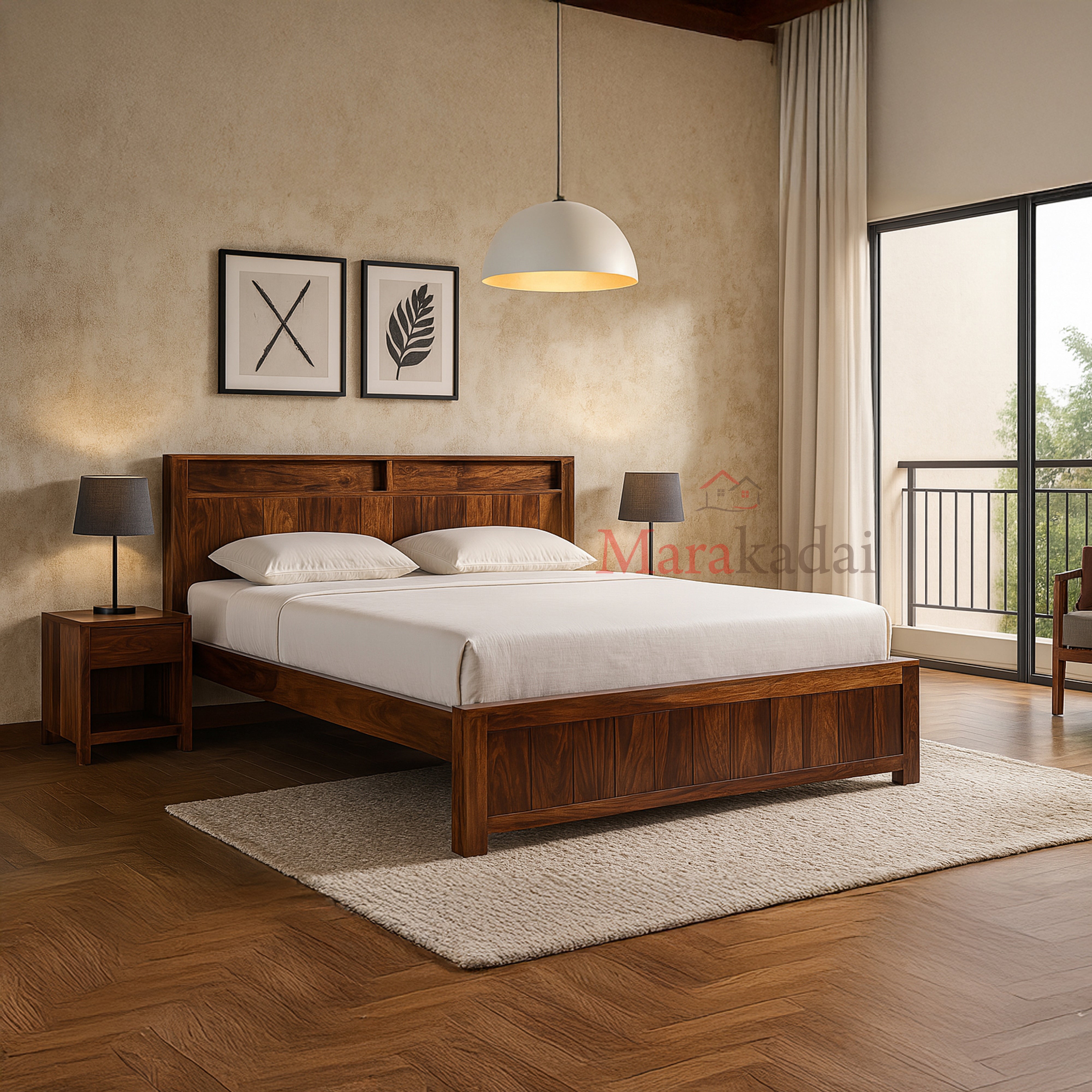 kaniska head storage cot king