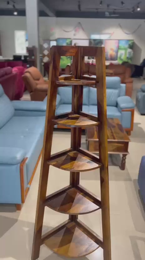 folding corner book shelf