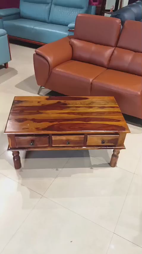 3 draw coffee table